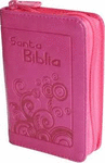 SANTA BIBLIA R.VALERA 1960 MINIBOLSILLO CIERRE FUCSIA