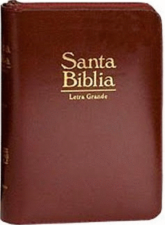 SANTA BIBLIA LETRA GRANDE CIERRE CANTO DORADO CONCORDANCIA ACOLCHADO CON INDICE(UÑERO)