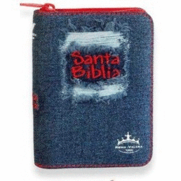 SANTA BIBLIA REINA VALERA 1960 JEAN AZUL ROJO