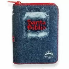 SANTA BIBLIA REINA VALERA 1960 JEAN AZUL ROJO