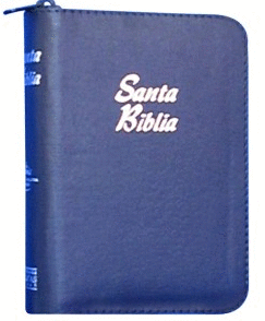 SANTA BIBLIA REINA VALERA 1960 AZUL CIERRE INDICE