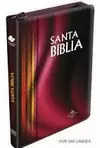 SANTA BIBLIA REINA VALERA 1960 CIERRE PASTA FOTO ROJA