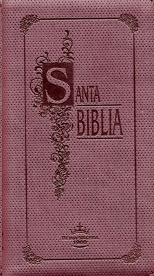 SANTA BIBLIA - ESTILO CHEQUERA / COLOR VINO / CON CIERRE