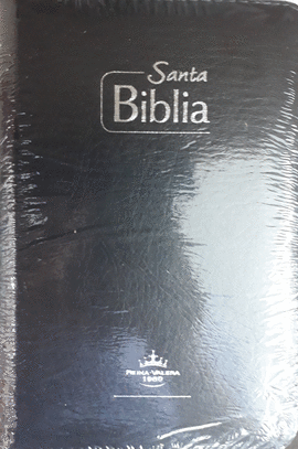 SANTA BIBLIA MISIONERA REINA VALERA 1960 - COLOR NEGRO-PLATEADO