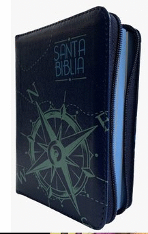 SANTA BIBLIA REINA VALERA 1960 AZUL CIERRE