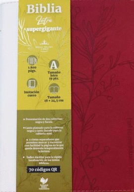 SANTA BIBLIA REINA VALERA 1980 LETRA GIGANTE