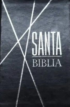 SANTA BIBLIA COLOR NEGRO CANTO PINTADO