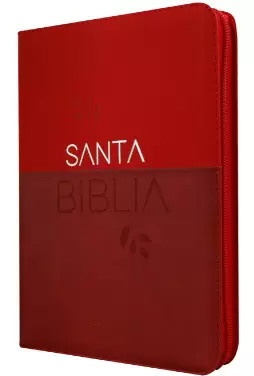 BIBLIA REINA VALERA 1960 GRANDE LETRA GRANDE IMITACIÓN PIEL CEREZA