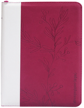 SAN TA BIBLIA REINA VALERA 1980 LETRA GRANDE COLOR FUCSIA Y BLANCO