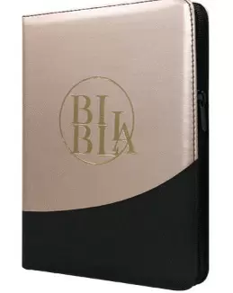 BIBLIA REINA VALERA 1960 GRANDE LETRA GIGANTE IMITACIÓN PIEL BEIGE NEGRO