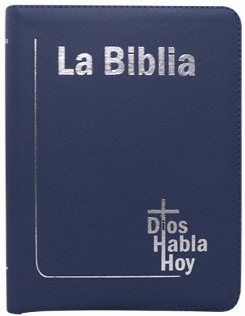 SAGRADA BIBLIA DIOS HABLA HOY AZUL CIERRE