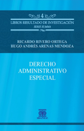 DERECHO ADMINISTRATIVO ESPECIAL