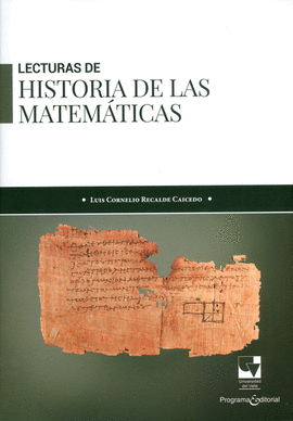 LECTURAS DE HISTORIA DE LAS MATEMÁTICAS