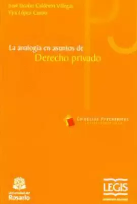 LA ANALOGÍA EN ASUNTOS DE DERECHO PRIVADO
