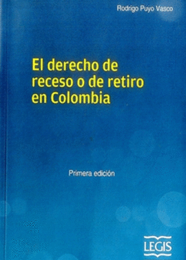 DERECHO DE RECESO O DE RETIRO EN COLOMBIA
