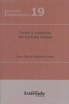 FORMA Y CONTENIDO DEL CONTRATO ESTATAL