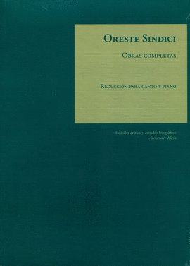 ORESTE SINDICI OBRAS COMPLETAS