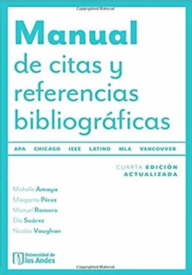 MANUAL DE CITAS Y REFERENCIAS BIBLIOGRAFICAS