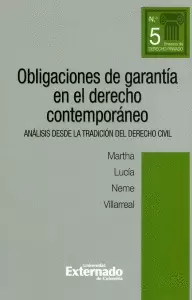OBLIGACIONES DE GARANTÍA EN EL DERECHO CONTEMPORÁNEO