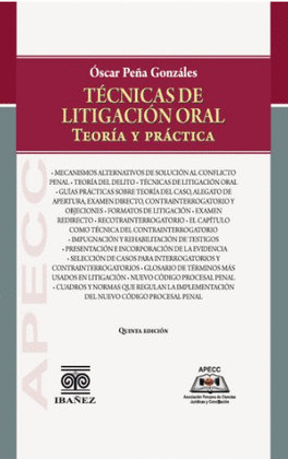 TÉCNICAS DE LITIGACIÓN ORAL 5ED