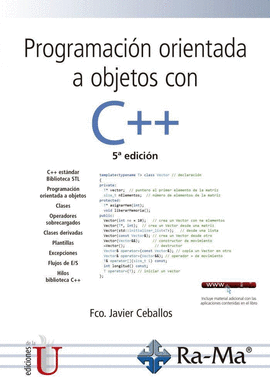 PROGRAMACION ORIENTADA A OBJETOS CON C++