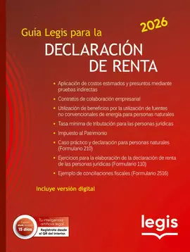 GUÍA LEGIS PARA LA DECLARACION DE RENTA 2026