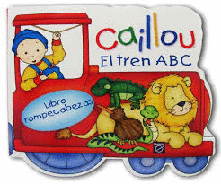 CAILLOU EL TREN ABC - LIBRO ROMPECABEZAS