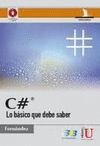 C# - LO BASICO QUE DEBE SABER
