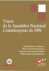 VOCES DE LA ASAMBLEA NACIONAL CONSTITUYENTE DE 1991
