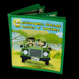 AVENTURAS SAFARI DE DAVIS Y LUCHIS - LIBRO EN TELA