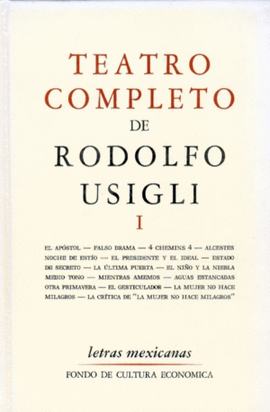TEATRO COMPLETO, I