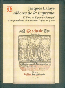 ALBORES DE LA IMPRENTA