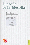 FILOSOFÍA DE LA FILOSOFÍA