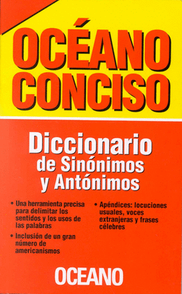 DICCIONARIO OCEANO CONCISO DE SINOMINOS Y ANTONIMOS