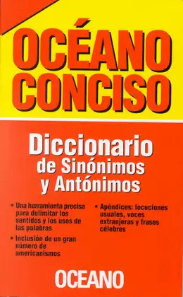 DICCIONARIO OCEANO CONCISO DE SINOMINOS Y ANTONIMOS