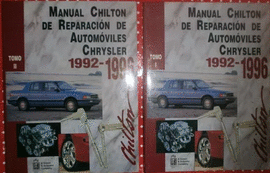 MANUAL CHILTON DE REPARACION DE AUTOMOVILES CHRYSLER 2 TOMOS