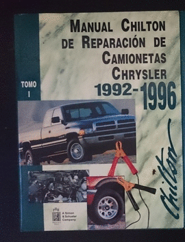 MANUAL CHILTON DE REPARACION DE CAMIONETAS GENERAL MOTORS 1992-1996
