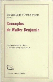 CONCEPTOS DE WALTER BENJAMIN
