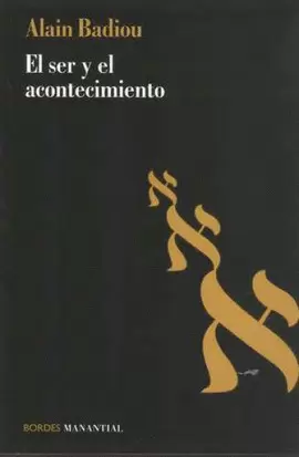 EL SER Y EL ACONTECIMIENTO