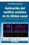 APLICACION DEL ANALISIS ACUSTICO EN LA CLINICA VOCAL