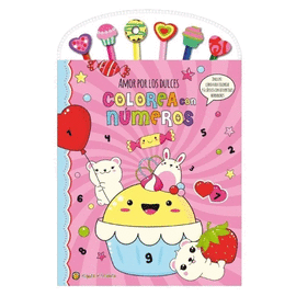 AMOR POR LOS DULCES: COLOREA CON NUMEROS