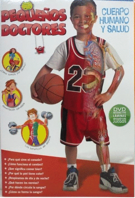 PEQUEÑOS DOCTORES CUERPO HUMANO Y SALUD ESTUCHE + 6 LIBRITOS + DVD